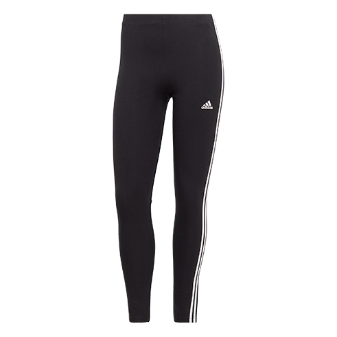 ADIDAS Calças Leggings 3S Cintura Alta Preta