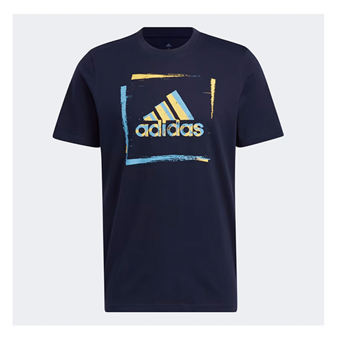 ADIDAS T-Shirt Jersey Essentials Azul Escuro