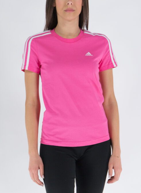 ADIDAS T-Shirt Slim 3S Essentials Rosa