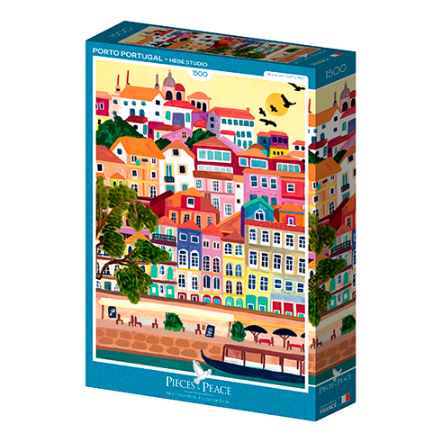 PIECES & PEACE 0042 Puzzle 1500 Pcs Porto, Portugal