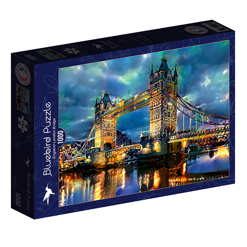 BLUEBIRD F-90293 Puzzle 1000 Pcs Tower Bridge, England London Bridge