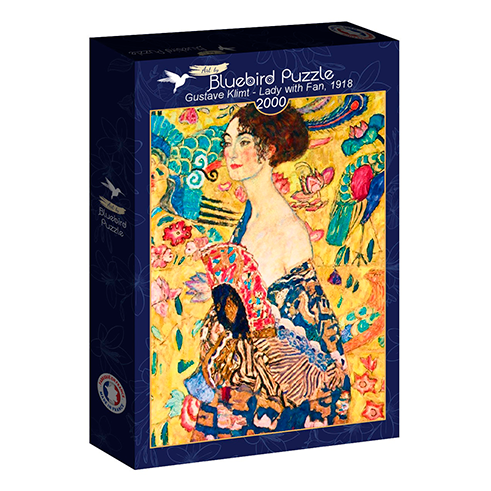 BLUEBIRD F-60202 Puzzle 2000 Pcs Gustave Klimt - Lady with Fan, 1918