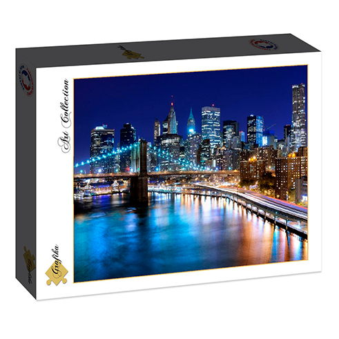 GRAFIKA F-30071 Puzzle 2000 Pcs New York by Night