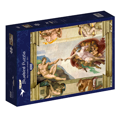 BLUEBIRD 60151 Puzzle 4000 Pcs Michelangelo - The creation of Adam