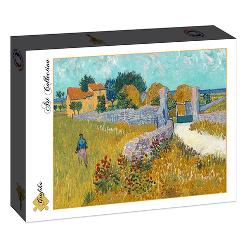 GRAFIKA F-30416 Puzzle 2000 Pcs Vincent Van Gogh - Farmhouse in Provence, 1888