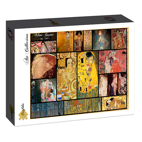 GRAFIKA F-30210 Puzzle 2000 Pcs Gustav Klimt - Collage