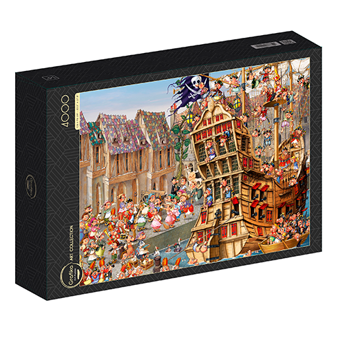 GRAFIKA 02992-P Puzzle 4000 Pcs François Ruyer - Pirates