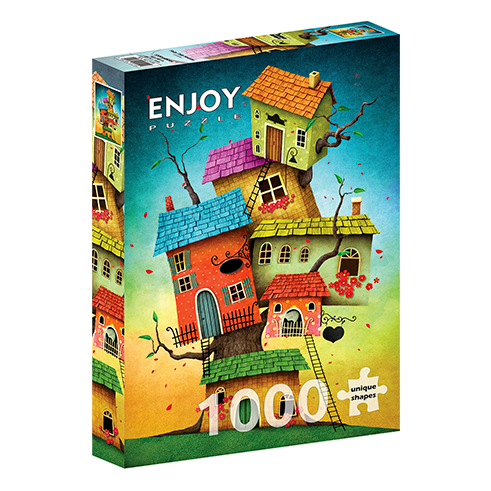 ENJOY 2119 Puzzle 1000 Pcs Fairy Tale Houses