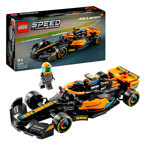 LEGO 76919 Speed Champions Carro de Corrida de Fórmula 1 McLaren 2023