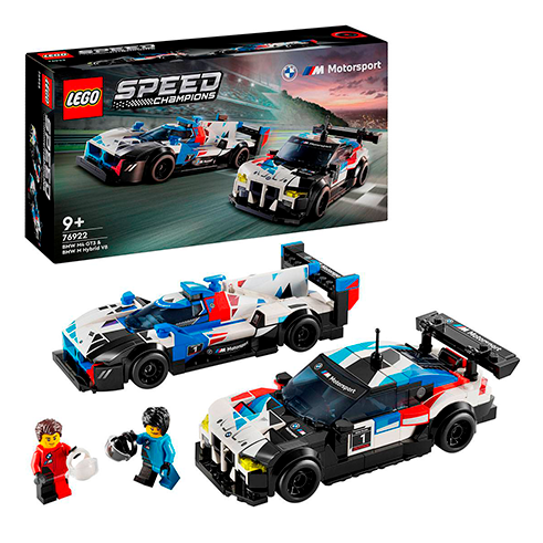 LEGO 76922 Speed Champions Carros de Corrida BMW M4 GT3 e BMW M Hybrid V8