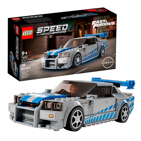 LEGO 76917 Speed Champions Velocidade Furiosa Nissan Skyline GT-R (R34)