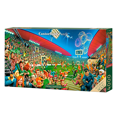 CASTORLAND 400393 Puzzle 4000 Pcs Football Championshipo (Art Collection)