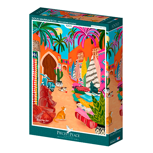 PIECES & PEACE 00120 Puzzle 1000 Pcs Souk Marrakech