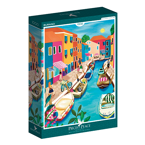 PIECES & PEACE 00004 Puzzle 1000 Pcs Burano