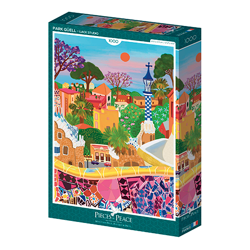 PIECES & PEACE 00137 Puzzle 1000 Pcs Park Güell