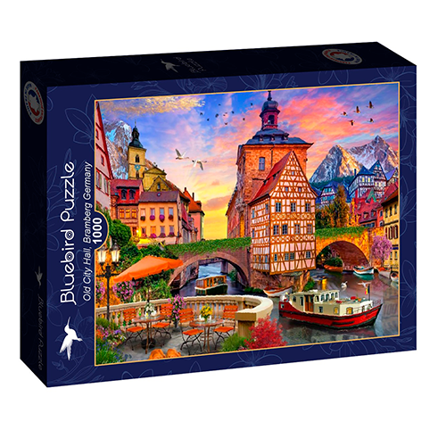 BLUEBIRD F-90834 Puzzle 1000 Pcs Old City Hall, Bamberg, Germany