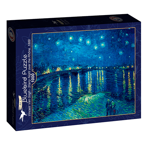 BLUEBIRD F-60204 Puzzle 1000 Pcs Vincent Van Gogh - Starry Night over the Rhône, 1888