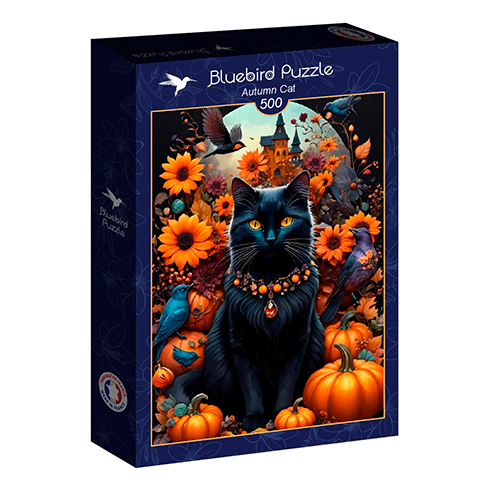 BLUEBIRD F-90827 Puzzle 500 Pcs Autumn Cat