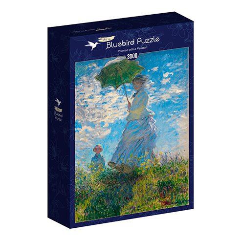 BLUEBIRD 60160 Puzzle 3000 Pcs Claude Monet - Woman with a Parasol, 1875