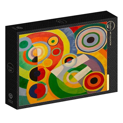 GRAFIKA F-33449 Puzzle 1000 Pcs Robert Delaunay - Rhythm, Joy of Life, 1930