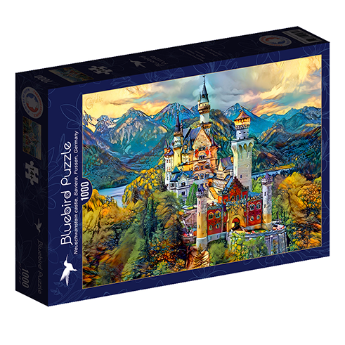 BLUEBIRD F-90285 Puzzle 1000 Pcs Neuschwanstein Castle, Fussen, Germany