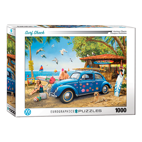 EUROGRAPHICS 6000-5683 Puzzle 1000 Pcs VW Beetle Surf Shack