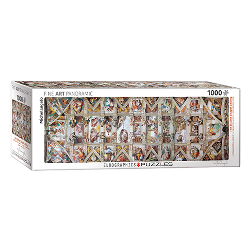 EUROGRAPHICS 6010-0960 Puzzle 1000 Pcs The Sistine Chapel Ceiling by Michelangelo