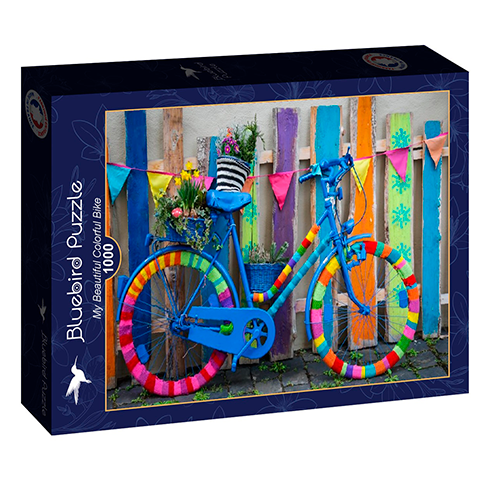 BLUEBIRD F-90353 Puzzle 1000 Pcs My Beautiful Colorful Bike