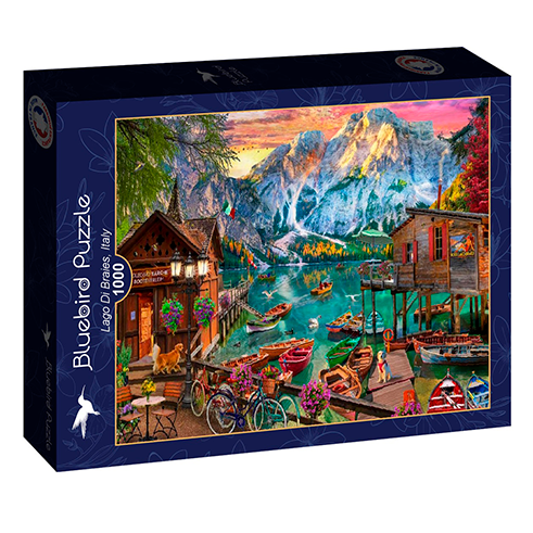 BLUEBIRD F-90919 Puzzle 1000 Pcs Lago Di Braies, Italy