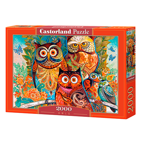 CASTORLAND 200535 Puzzle 2000 Pcs David Galchutt - Owls