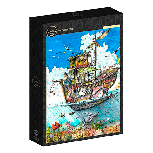 GRAFIKA F-33643 Puzzle 1000 Pcs A l'Assaut des Flots