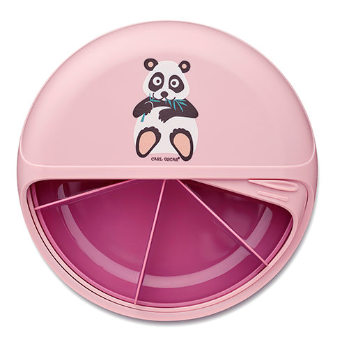 CARL OSCAR BentoDISC Kids Lancheira Rotativa Rosa/Panda