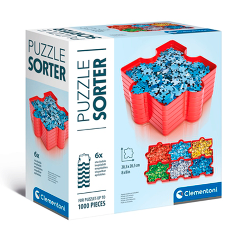 CLEMENTONI 37040 Puzzle Acessórios Caixa Separadora Peças (Conj. 6)
