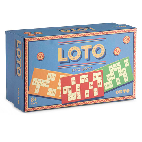 OLIVO 00017 Jogo Loto c/ 36 Cartões