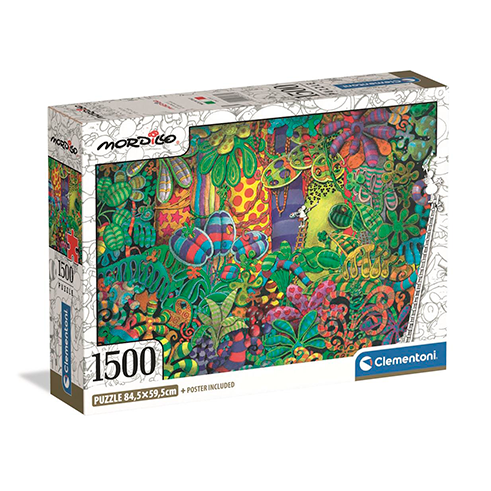 CLEMENTONI 31737 Puzzle 1500 Pcs Mordillo The Painter