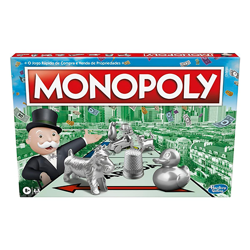 HASBRO C1009PT4A Jogo Monopoly Clássico (PT)