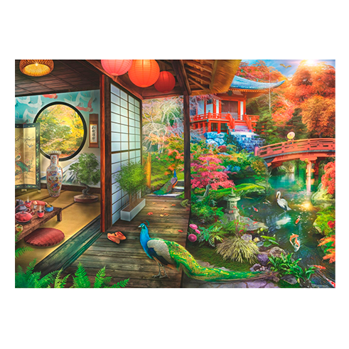 RAVENSBURGER 00635 Puzzle 1000 Pcs Japanese Garden