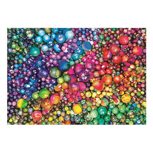 CLEMENTONI 39780 Puzzle 1000 Pcs Colorboom Marvellous Marbles