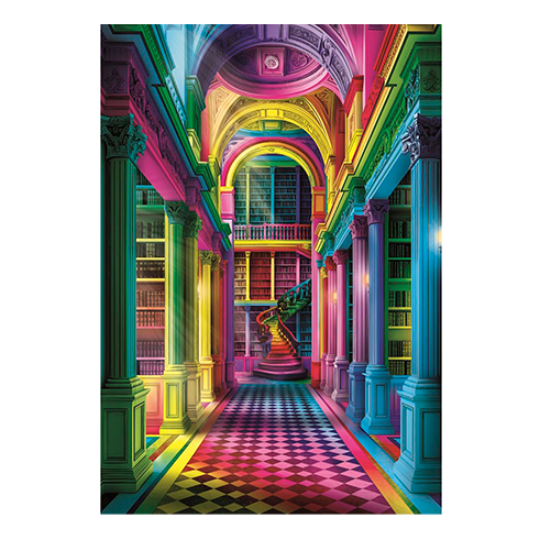 CLEMENTONI 37062 Puzzle 1000 Pcs Colorboom Athenaeum