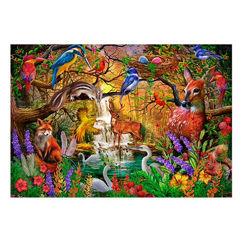 BLUEBIRD F-90981 Puzzle 1000 Pcs Golden Forest