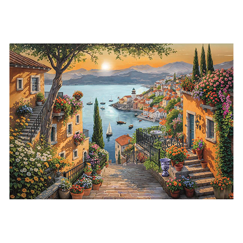 CLEMENTONI 31729 Puzzle 1500 Pcs HQ Collection Steps to the Harbor