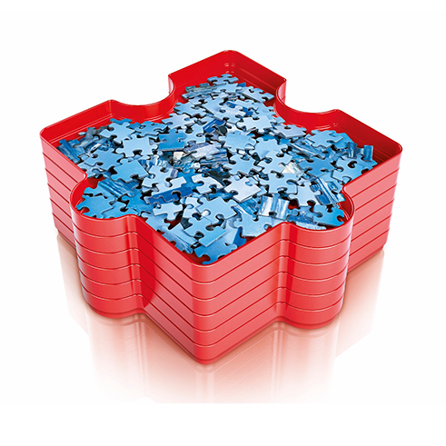 CLEMENTONI 37040 Puzzle Acessórios Caixa Separadora Peças (Conj. 6)