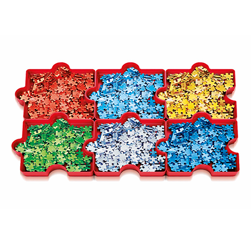 CLEMENTONI 37040 Puzzle Acessórios Caixa Separadora Peças (Conj. 6)