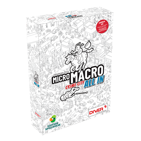 EDITION SPIELWIESE 59062EPT Jogo MicroMacro: Crime City 3 - All In (PT)