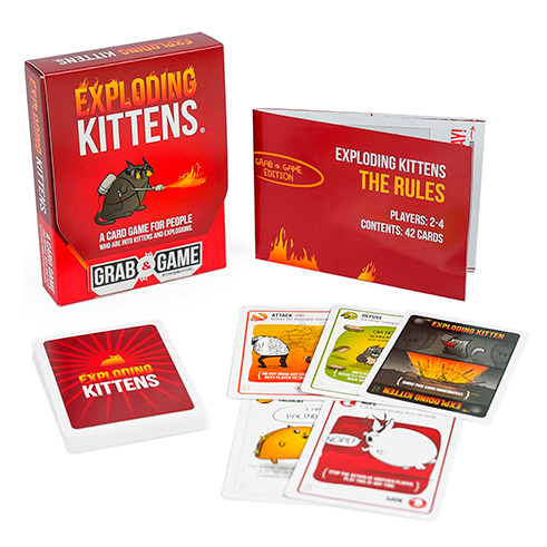 EXPLODING KITTENS EKGIMP8 Jogo Grab & Game (EN)