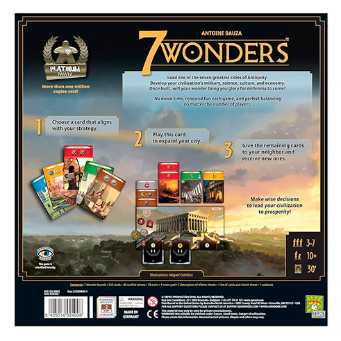 REPOS ASMSEV2US01 Jogo 7 Wonders 2nd Edition (EN)