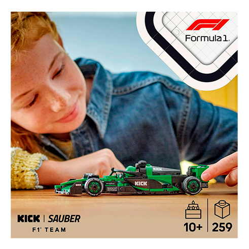 LEGO 77247 Speed Champions Carro de Corrida KICK Sauber F1 Team C44