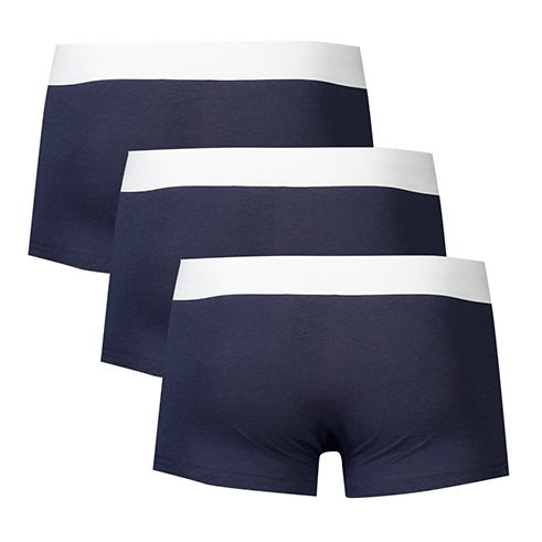 BIKKEMBERGS 1UTR10TR Boxer Azul (Pack 3)