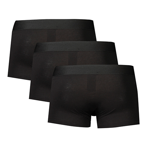 BIKKEMBERGS 1UTR10TR Boxer Preto (Pack 3)
