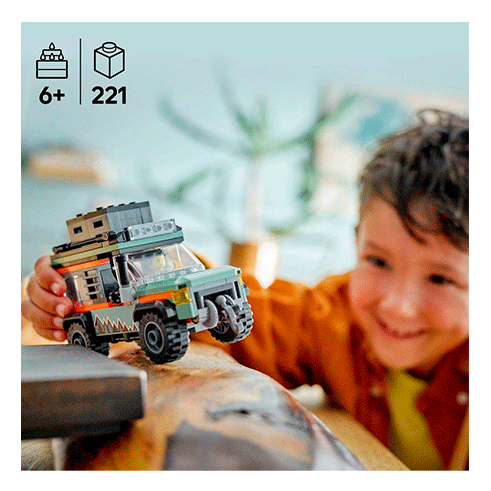 LEGO 60447 City Jipe Montanha 4x4 Todo-o-Terreno